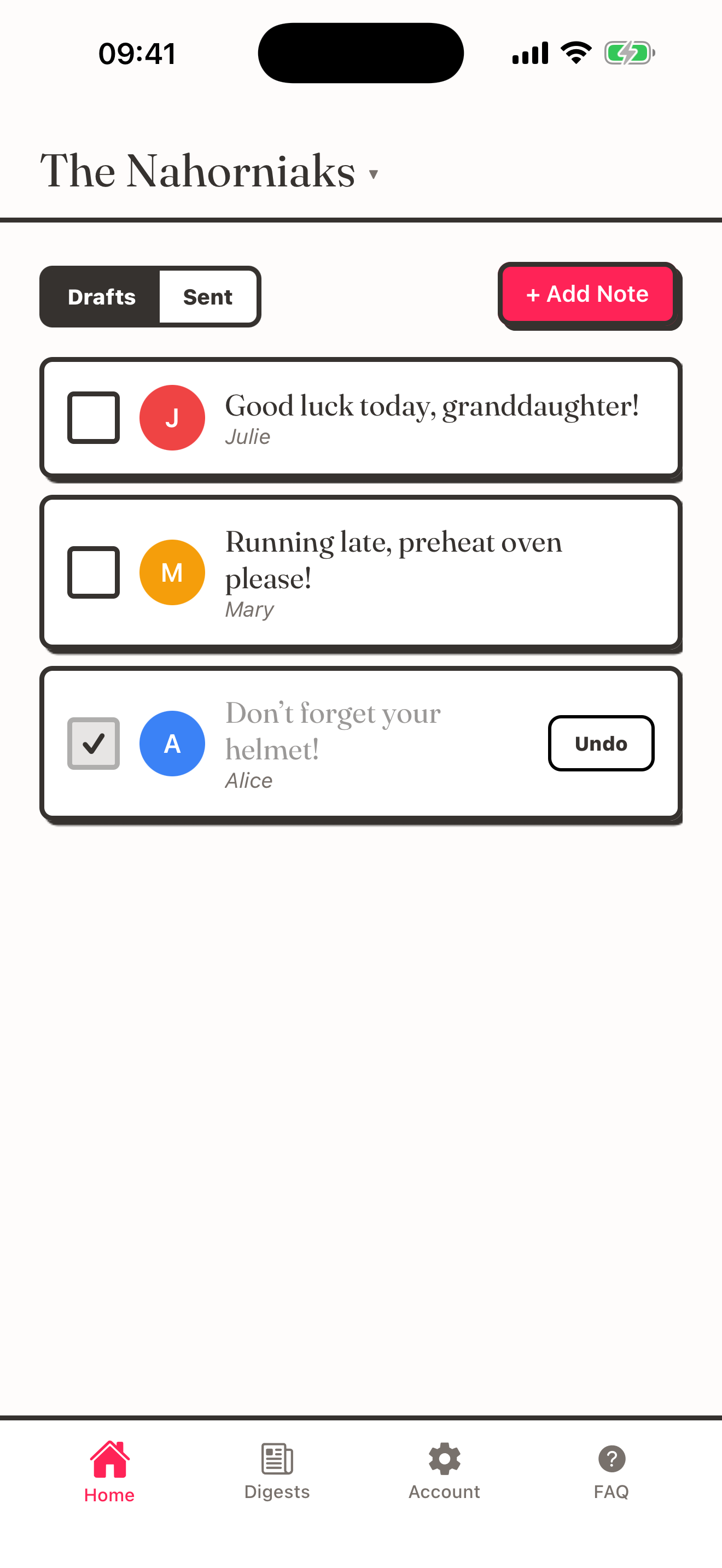 Attagram app screenshot 1